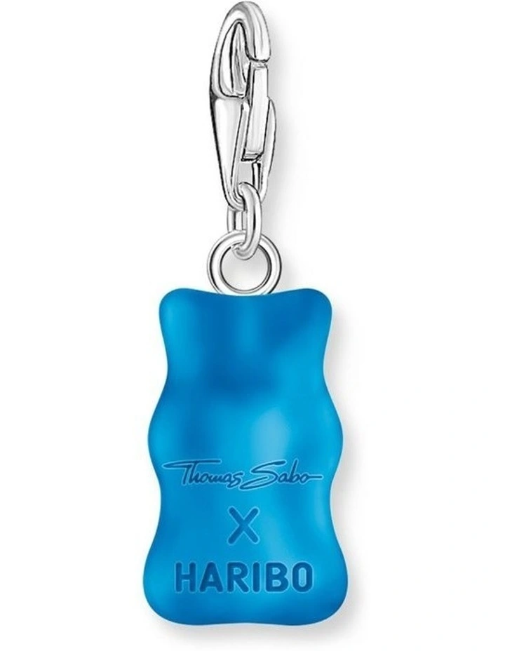 Club Haribo Bear Charm in Blue/Silver image 3