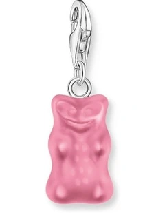 Club Haribo Bear Charm in Pink/Silver