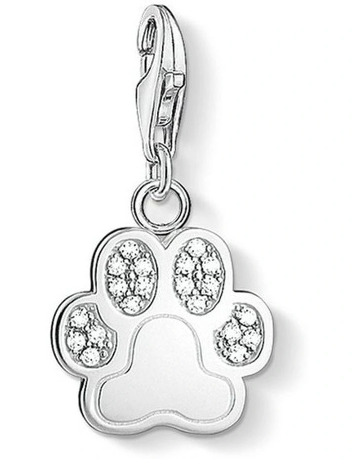 Club Paw Pav CZ Charm in Silver image 1
