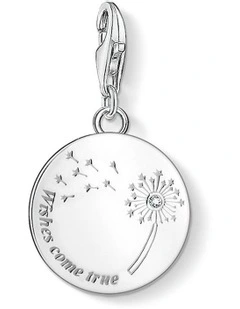 Club Wishes Come True Charm in Silver