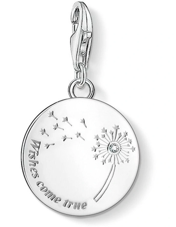 Club Wishes Come True Charm in Silver image 1