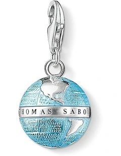 Club Globe Charm in Silver