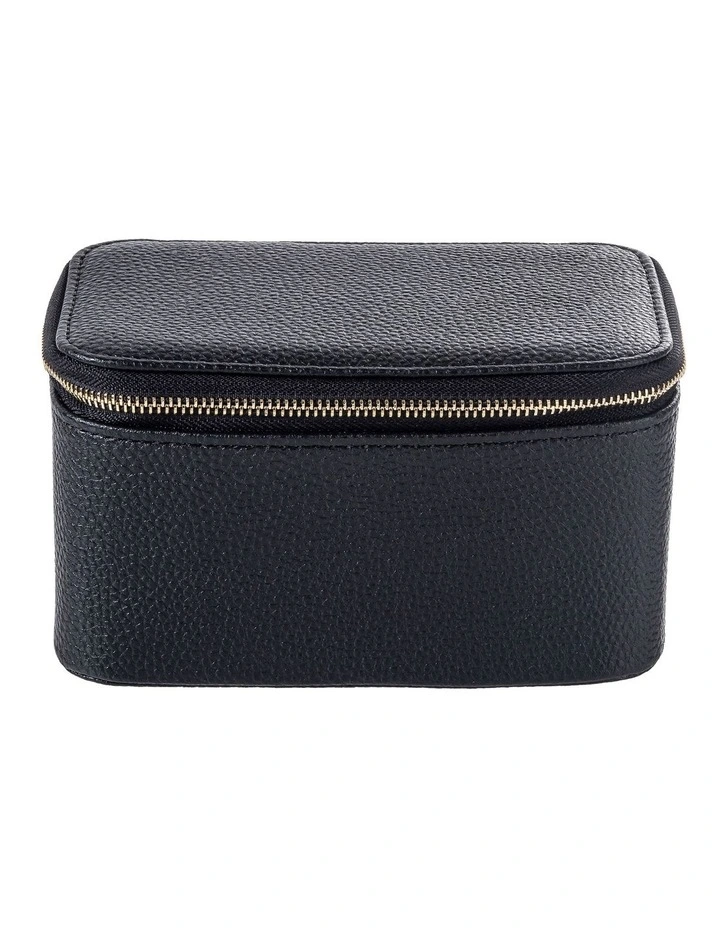 Medium Jewellery Box with Pouches in Blue image 1