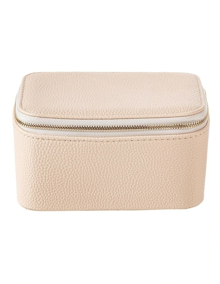 Gregory Ladner Medium Jewellery Box With Pouches GBJD001M in Blush image 1