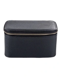 Gregory Ladner Medium Jewellery Box With Pouches  GBJD001M in Black