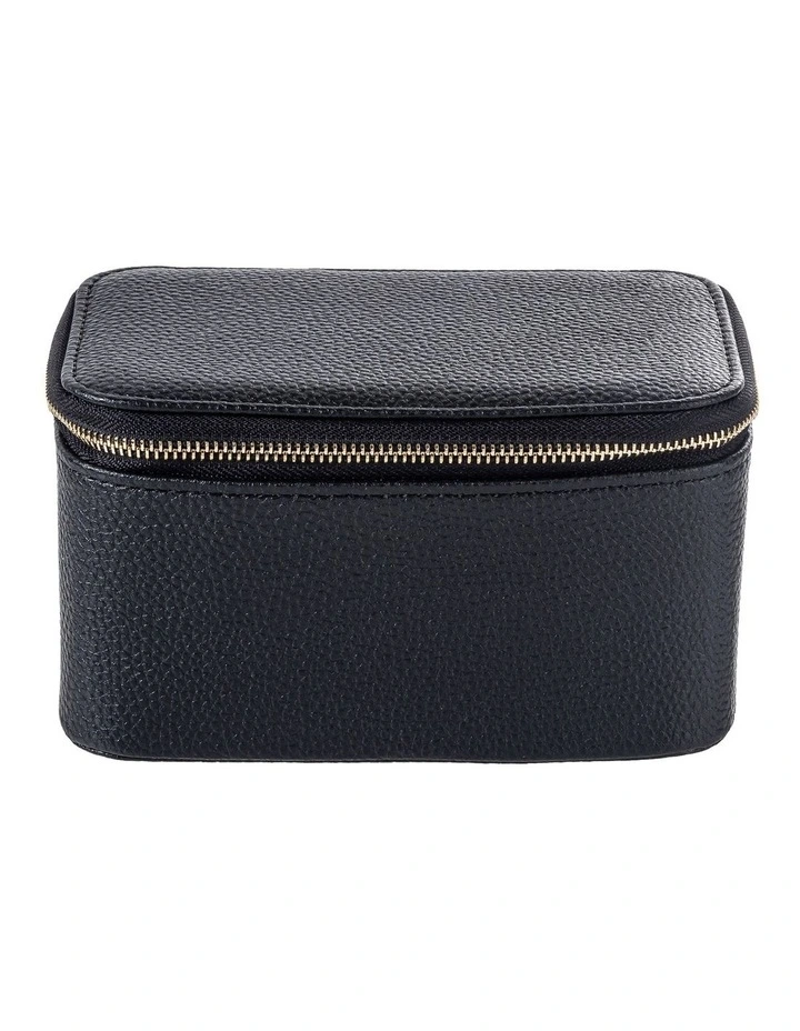 Gregory Ladner Medium Jewellery Box With Pouches  GBJD001M in Black image 1