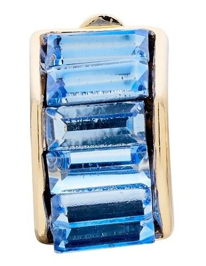 Moulin Clip On Earrings in Blue image 4
