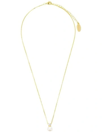 Oceans Noosa Freshwater Pearl Necklace in Gold