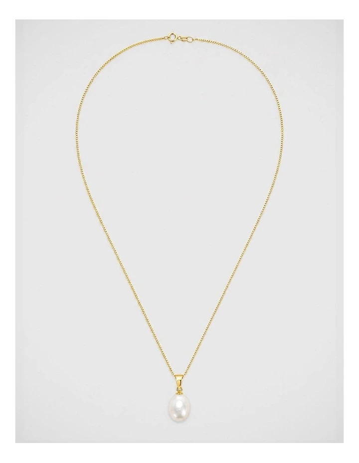 Baroque Pendant in Pearl Gold image 4