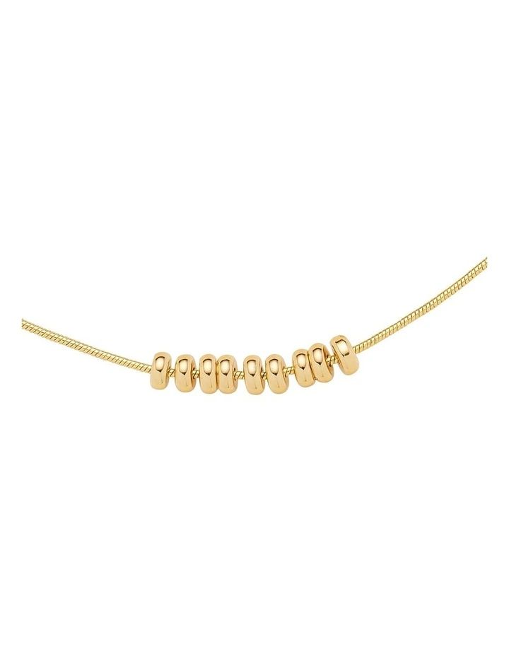 Bead Cluster Necklace in Gold image 2