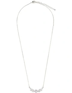 Fine Chain CZ Necklace