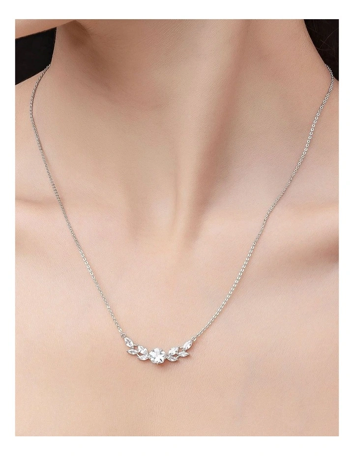 Fine Chain CZ Necklace image 3