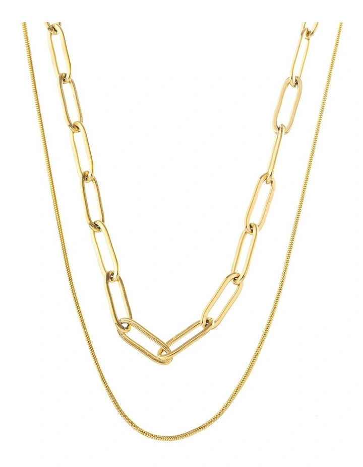 Layered Chain Necklace image 2