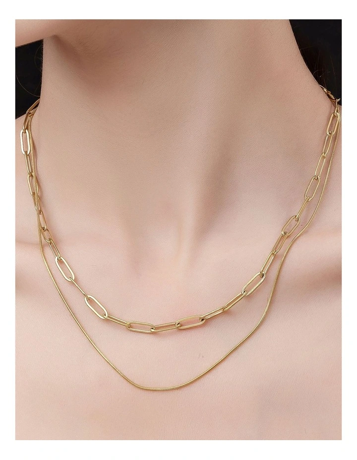 Layered Chain Necklace image 3