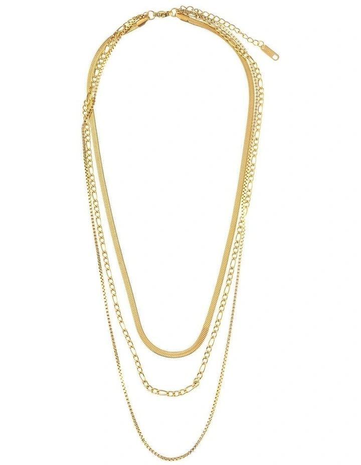 Layered Multi Chain Necklace image 1
