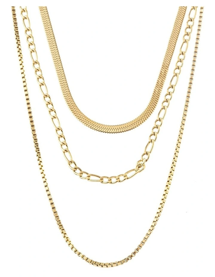 Layered Multi Chain Necklace image 2