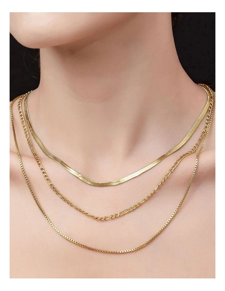 Layered Multi Chain Necklace image 3