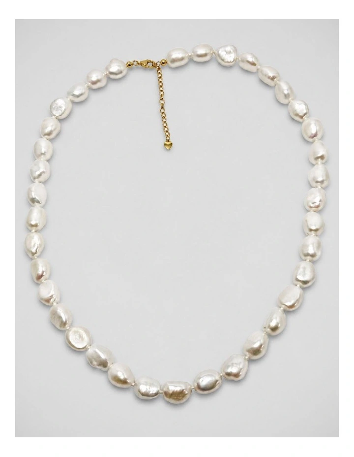 Unique Baroque Pearl Necklace image 1