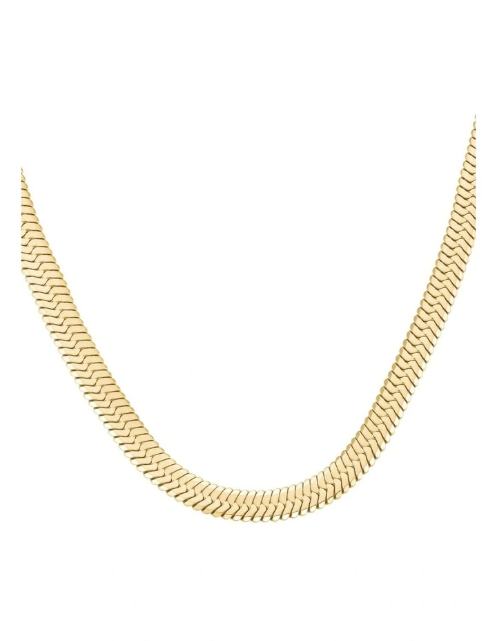 Large Snake Necklace in Gold-Tone image 1