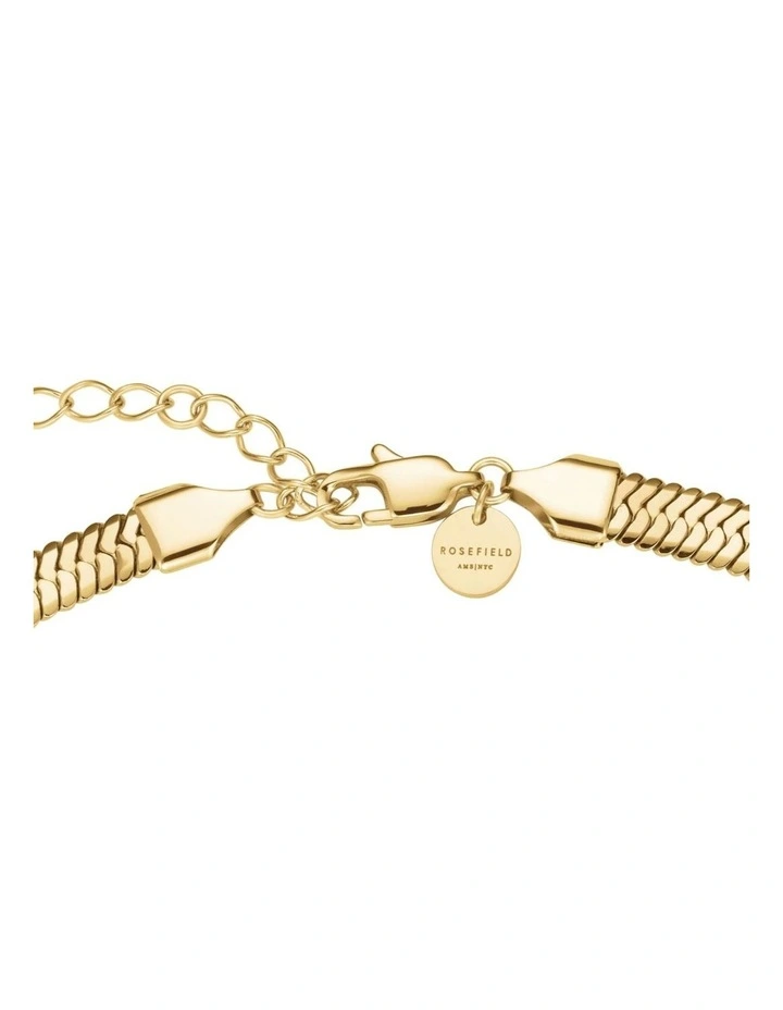Large Snake Necklace in Gold-Tone image 3