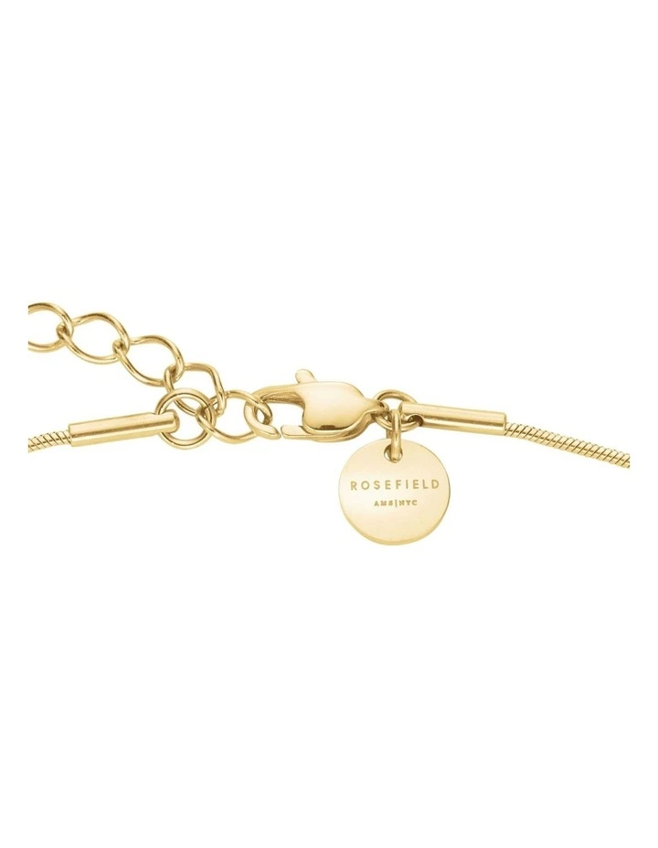 Bold Solitaire Coin Necklace in Gold-Tone image 4