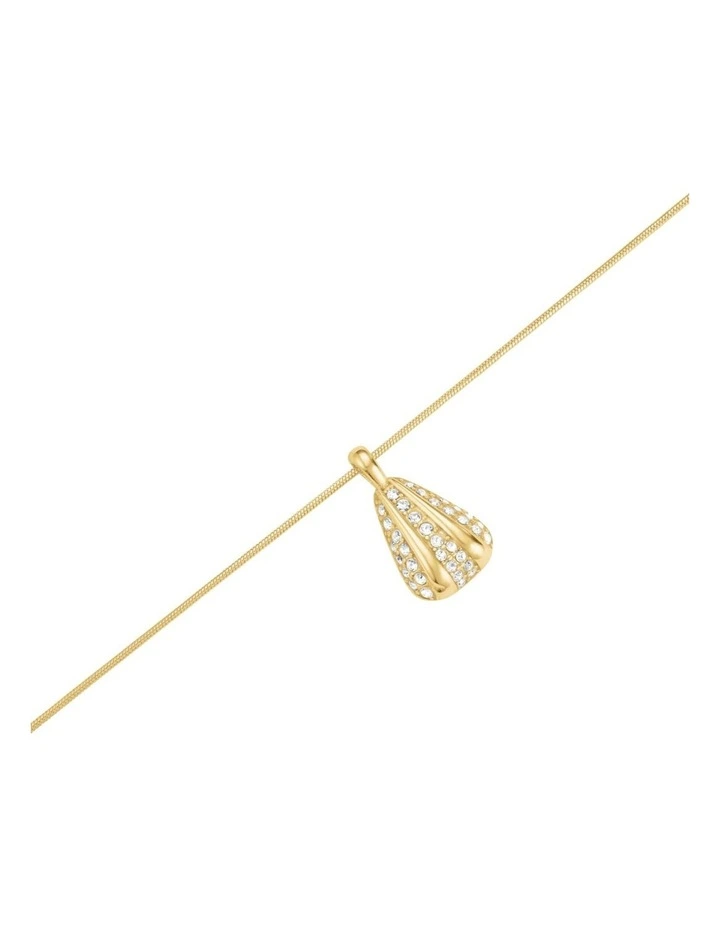 Pav Striped Necklace in Gold-Tone image 3