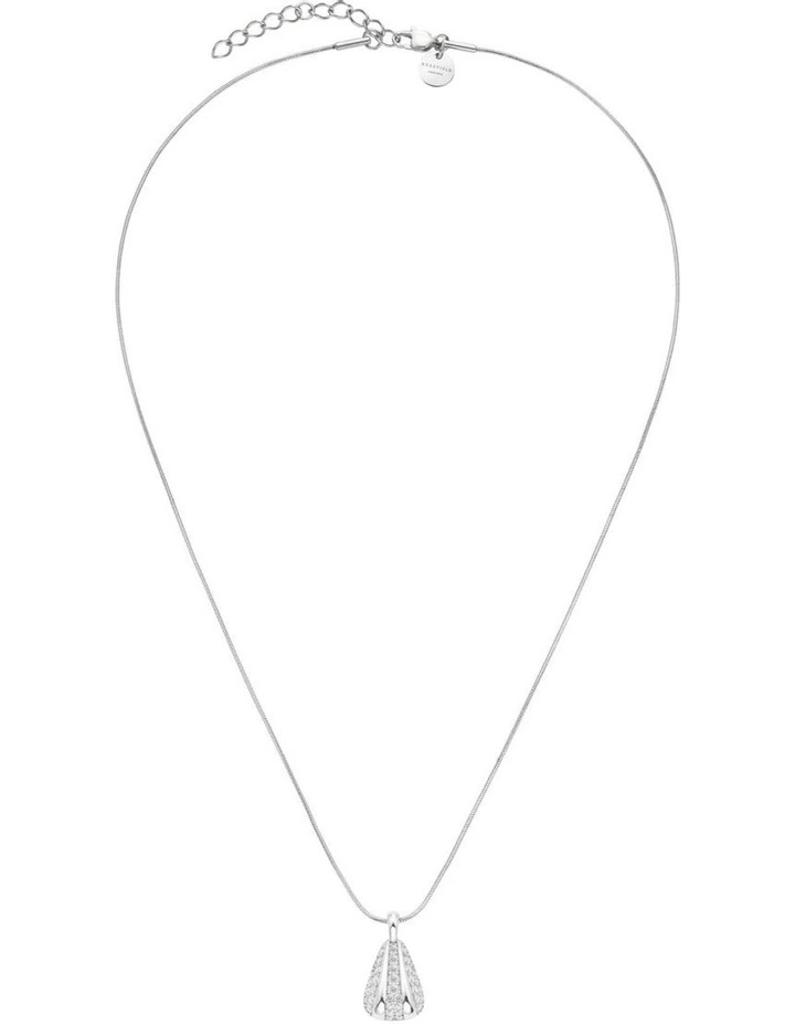 Pav Striped Necklace in Silver-Tone image 5