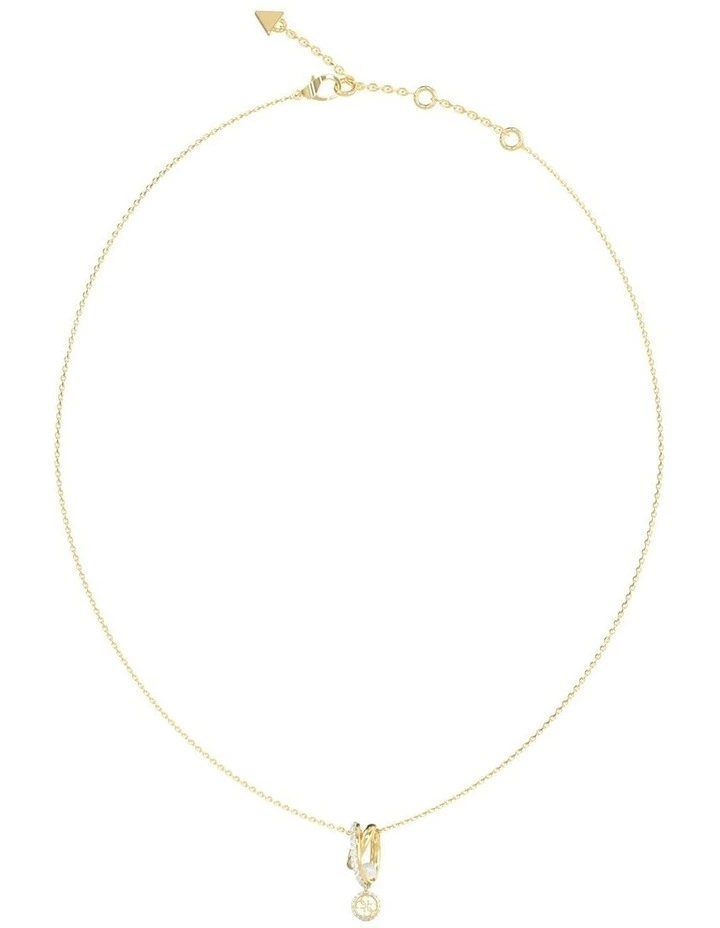 Tiny Pearly Necklace in Gold image 1