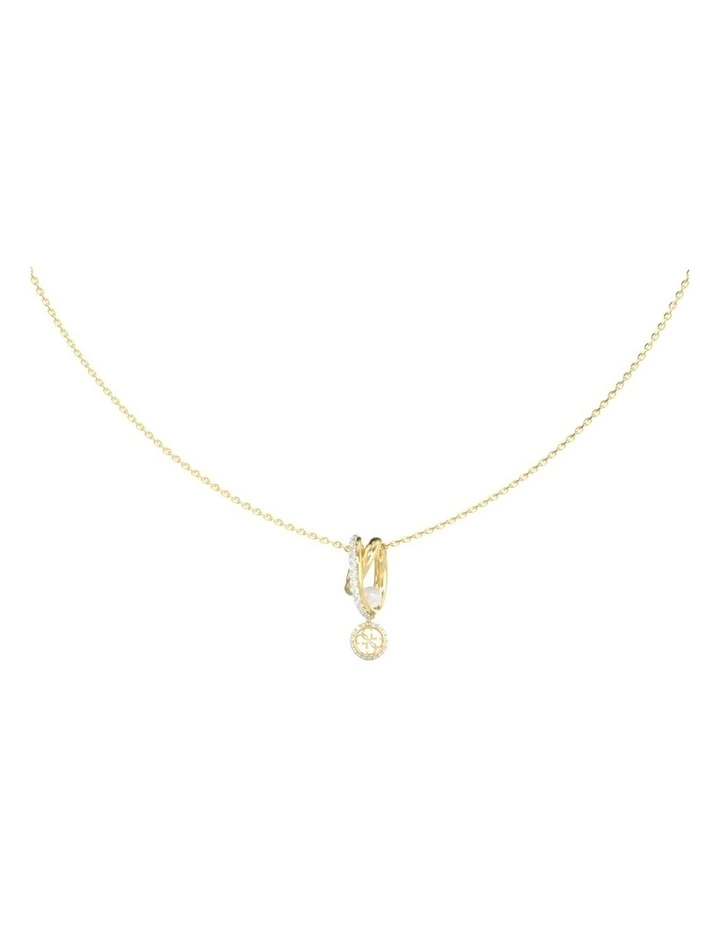Tiny Pearly Necklace in Gold image 2