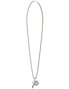 Rebel Knight Necklace in SIlver