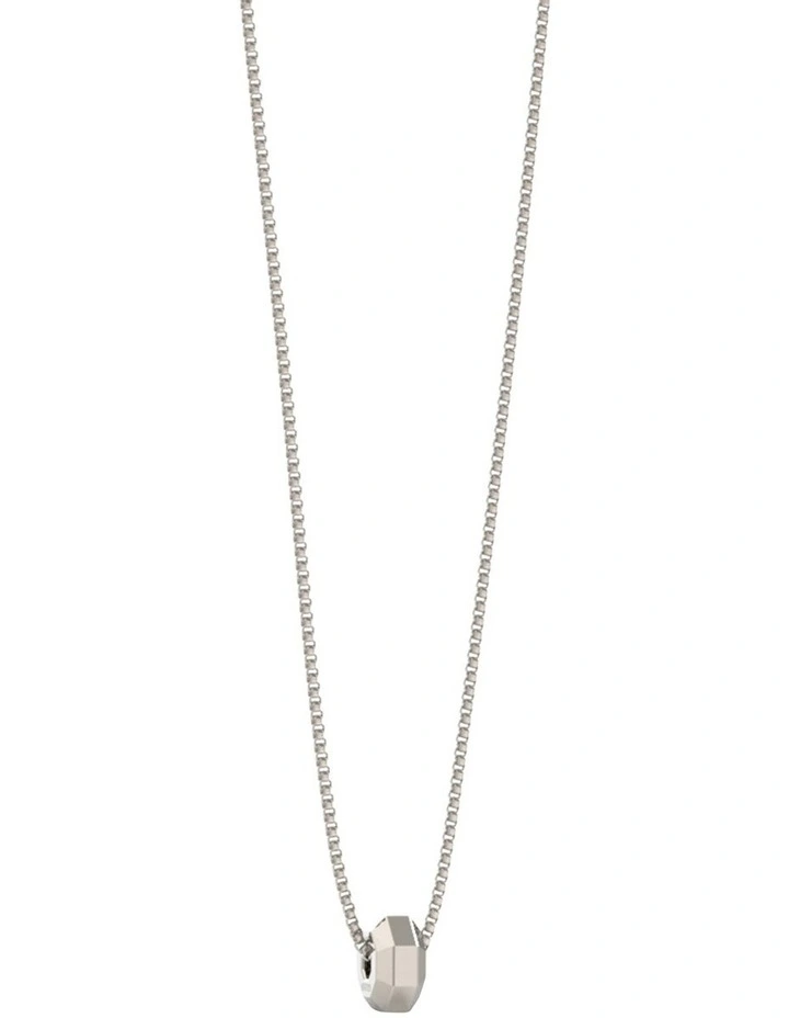 Exagon Necklace in Silver image 2