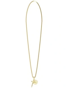 Rebel Knight Necklace in Gold