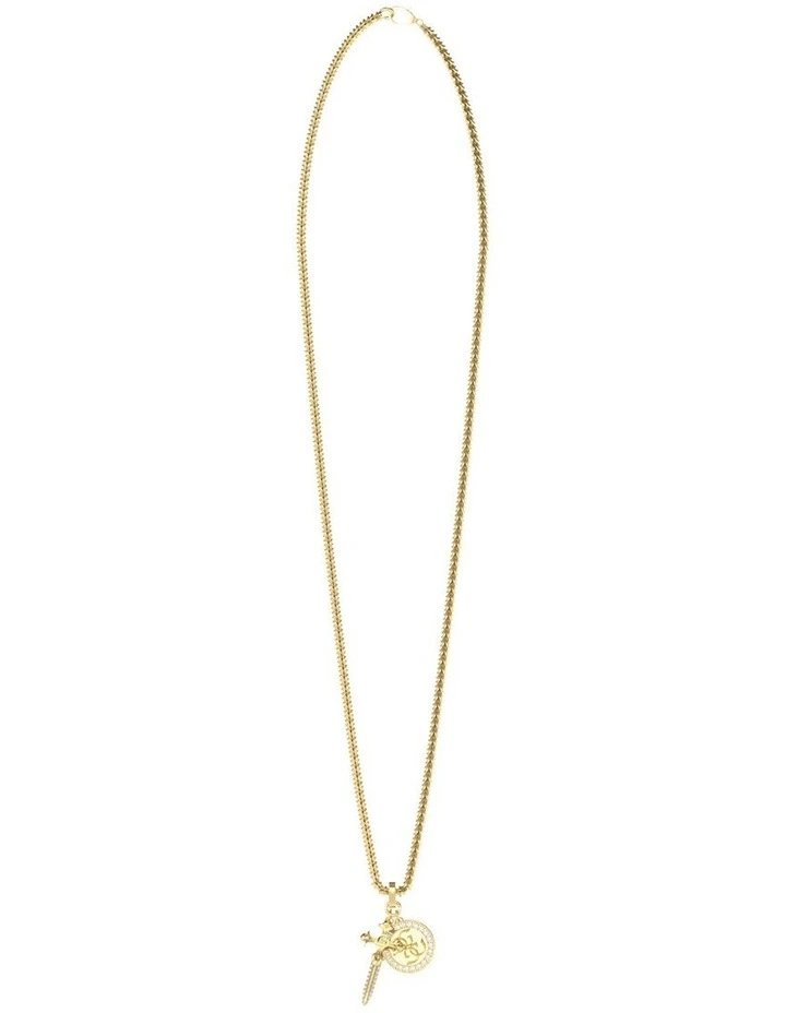 Rebel Knight Necklace in Gold image 1