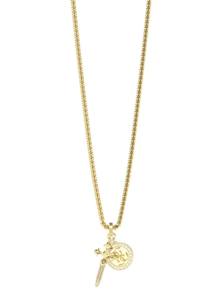 Rebel Knight Necklace in Gold image 2