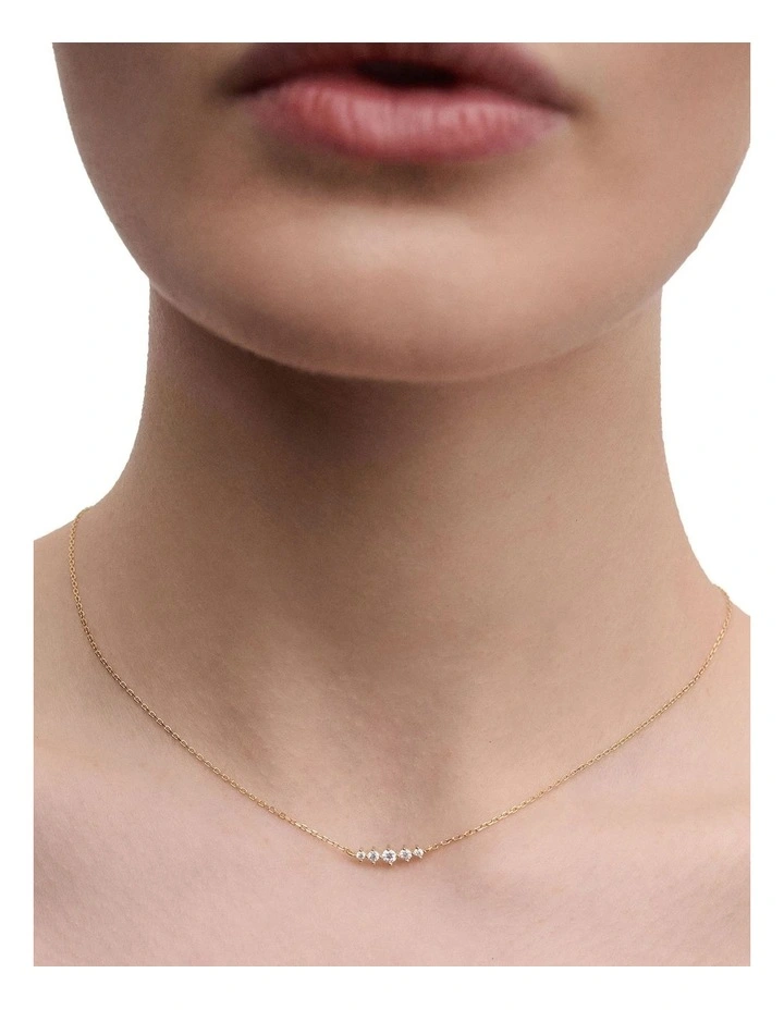 Estela Necklace in Gold image 2