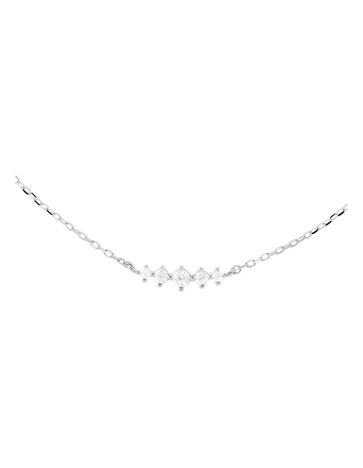Estela Necklace in Silver image 1