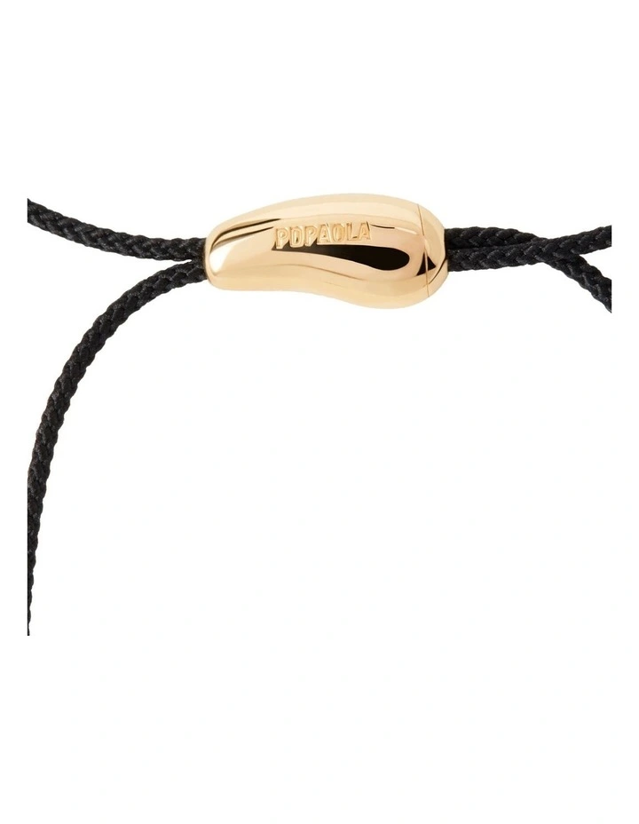 Oslo Cord Necklace in Black image 3