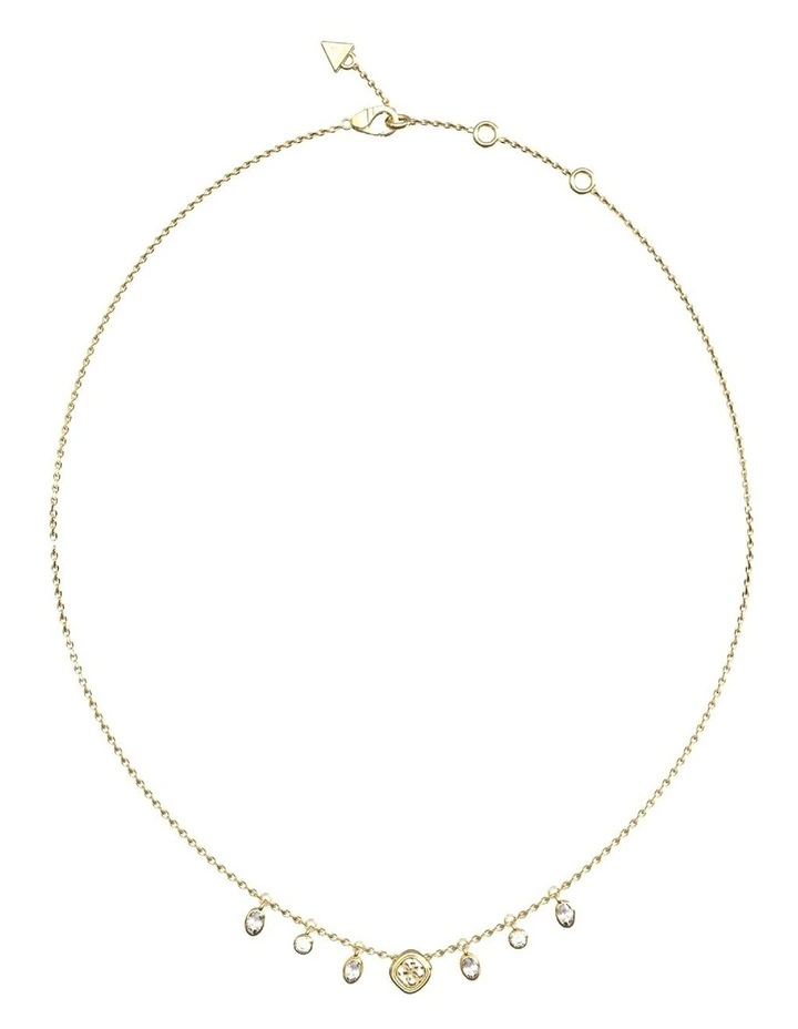 Crystals & 4G Necklace 16-18 in Gold image 1