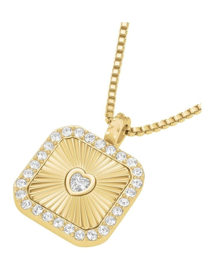 Heart Amulet Necklace in Gold-Tone image 3