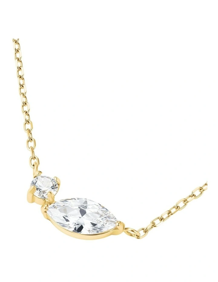 Mix Soft Crystal Necklace in Gold-Tone image 3