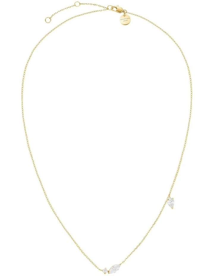 Mix Soft Crystal Necklace in Gold-Tone image 5