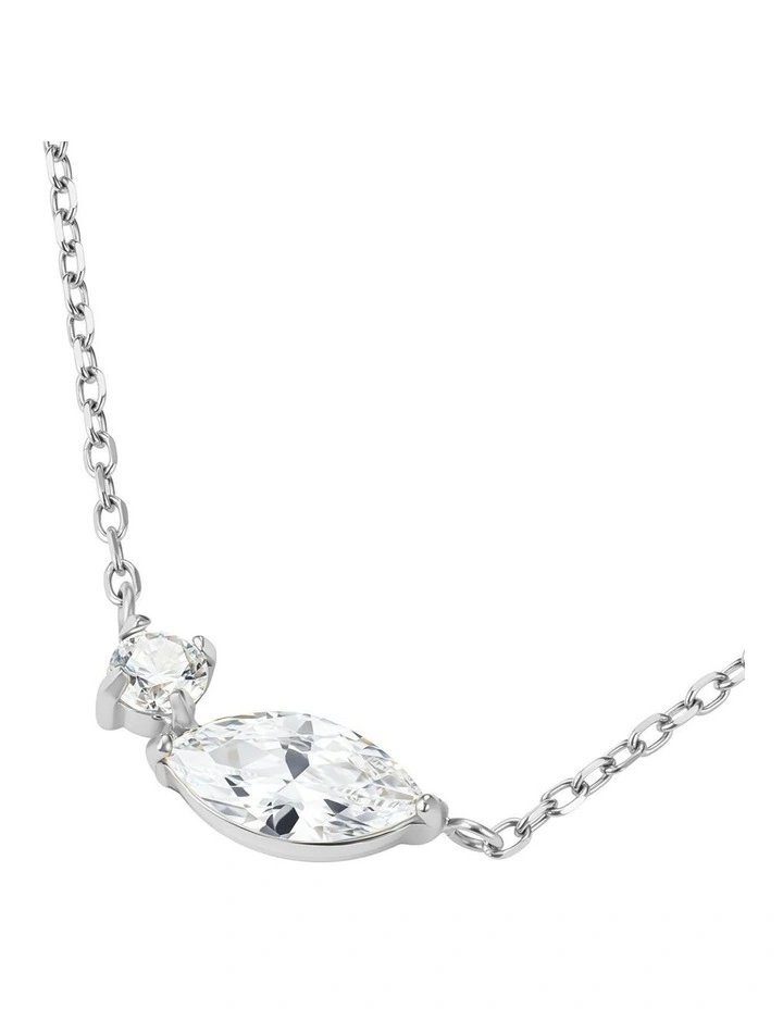Mix Soft Crystal Necklace in Silver-Tone image 3