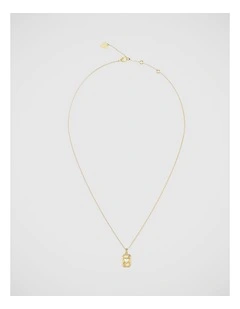 Guess Jewellery Crystal Love Gold Necklace