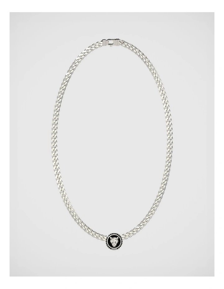 Guess Jewellery Panther Silver Necklace image 1