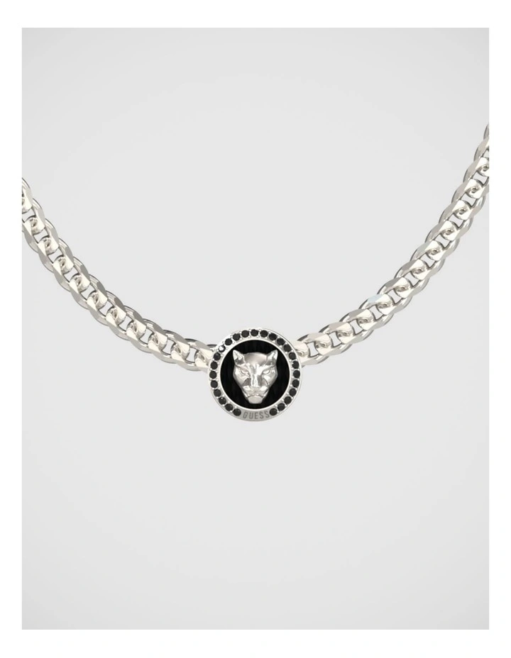 Guess Jewellery Panther Silver Necklace image 2