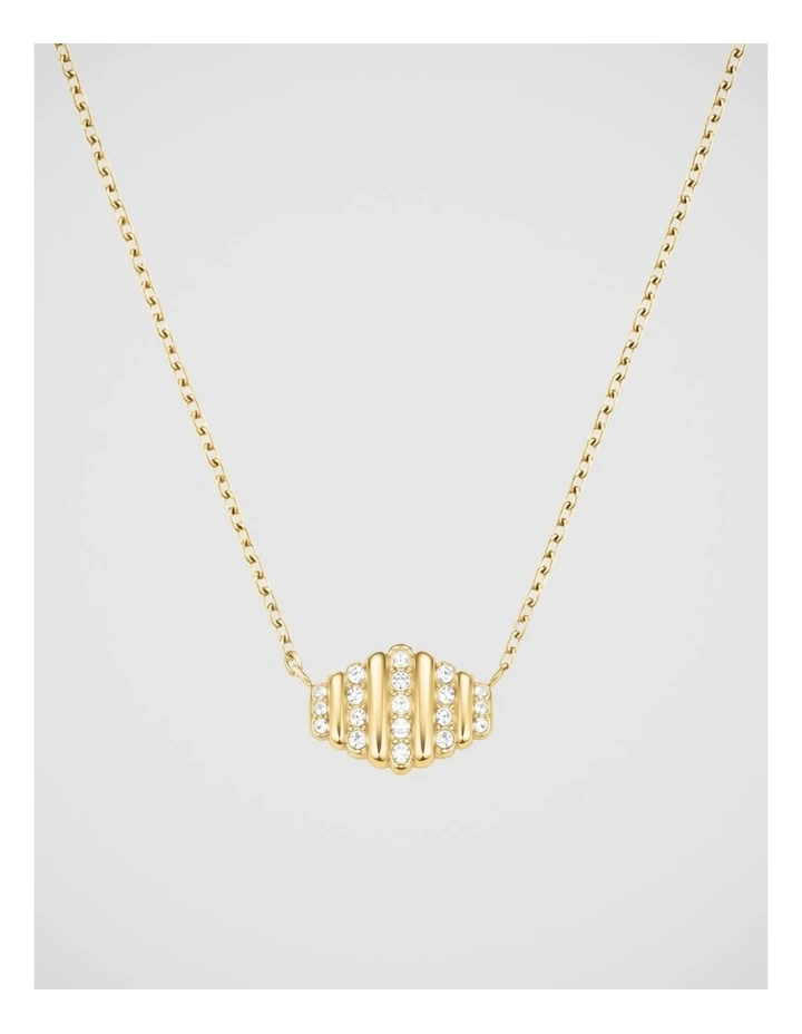 Rosefield Jewellery Stripe Pave Gold Necklace image 1