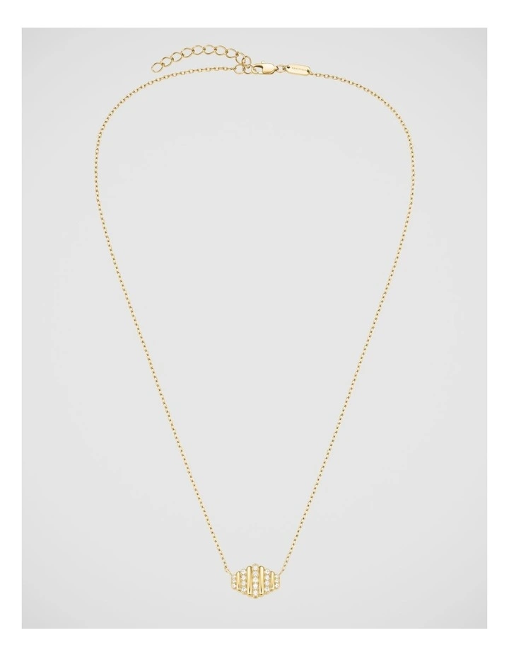Rosefield Jewellery Stripe Pave Gold Necklace image 3
