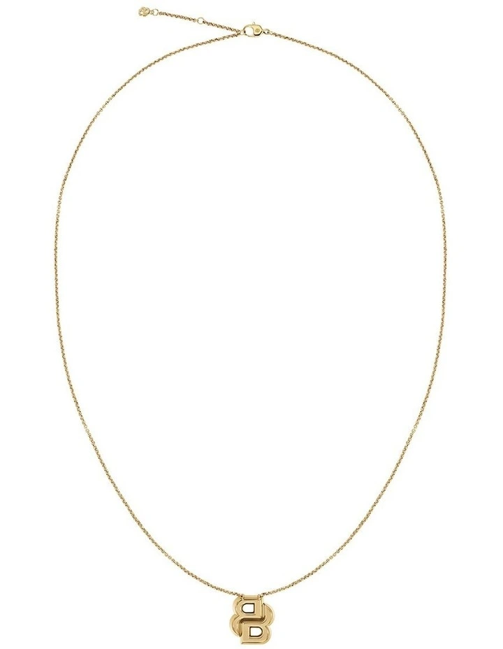 Gold Steel Women's Pendant Necklace image 2