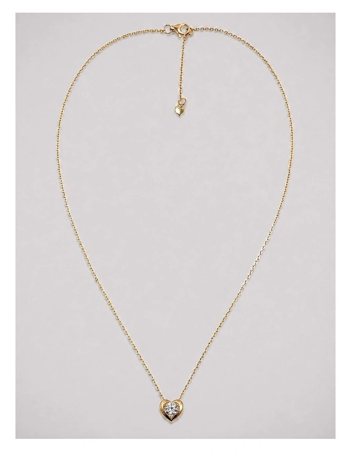 Brilliant Heart Gold Pendant image 4