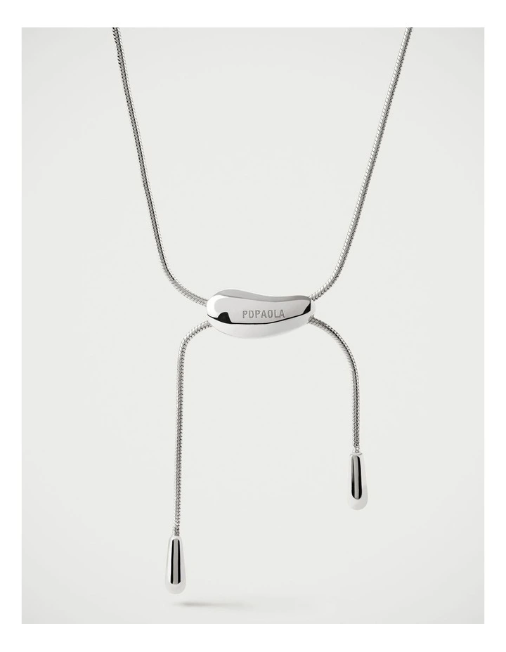 PDPAOLA Rodeo Chain Necklace COB2-B23-U Silver image 1
